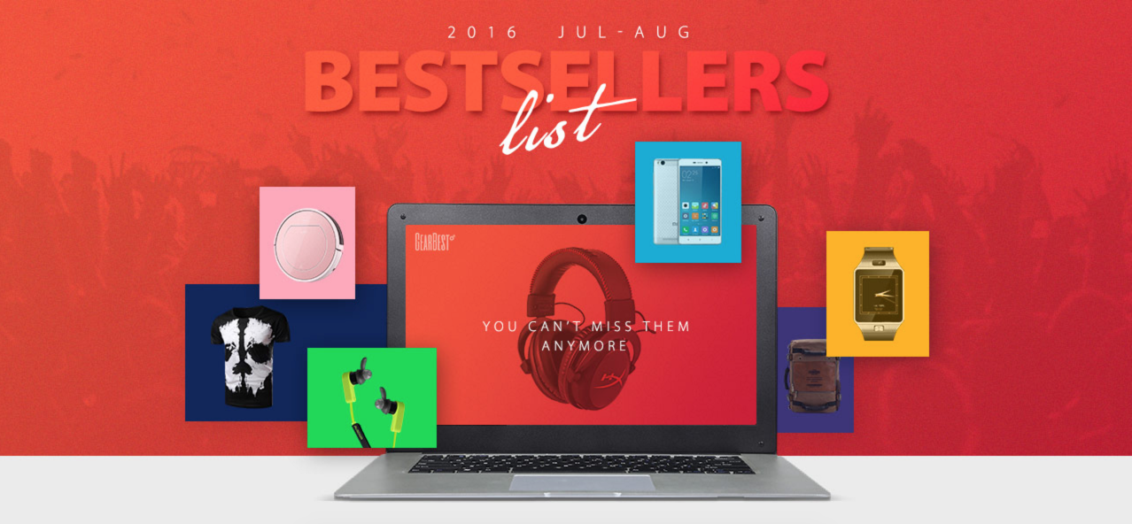 Gearbest mette in promozione i suoi bestseller!