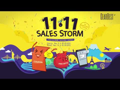 Il Black Friday di Gearbest è alle porte! La tempesta di offerte del 11 Novembre!