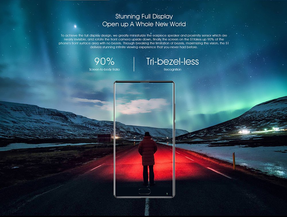 Bluboo S1 è lo smartphone senza cornici più economico che esista!