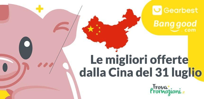 Le migliori offerte dalla Cina del 31 Luglio! Oneplus 7 a 405€, Xiaomi Mi 9T a 250€, Dreame V9 a 161€ e tanto altro
