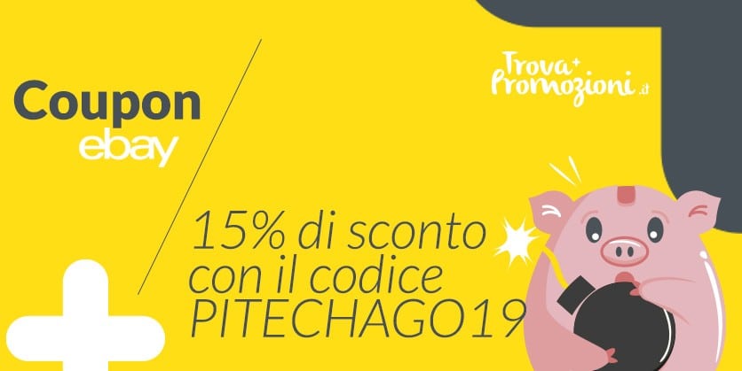 Super ferragosto tecnologico con eBay! 15% di sconto su tantissimi prodotti Tech con il nuovo codice PITECHAGO19