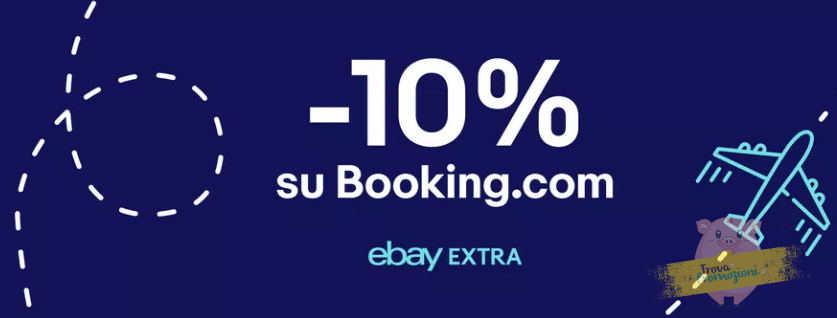 10% di sconto su Booking.com iscrivendosi al programma eBay Extra