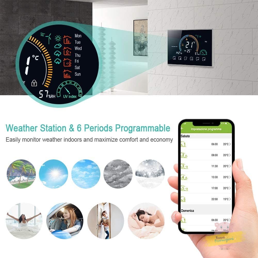 Rendi smart la tua caldaia con il termostato smart compatibile con Alexa e Google Home