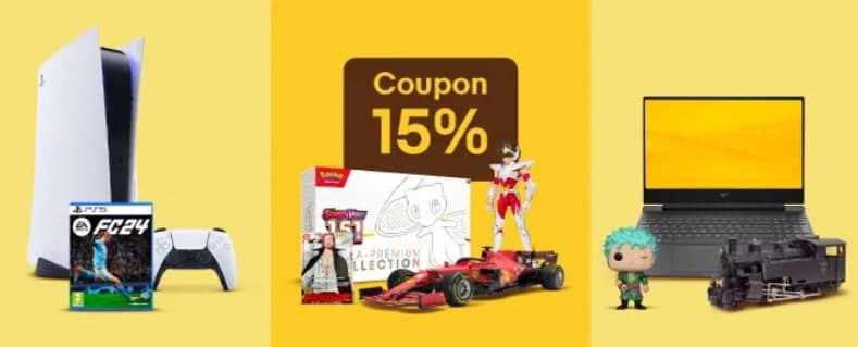 ⁣Nuovo coupon eBay! 15% di sconto per le tue passioni, anche sulla Playstation 5
