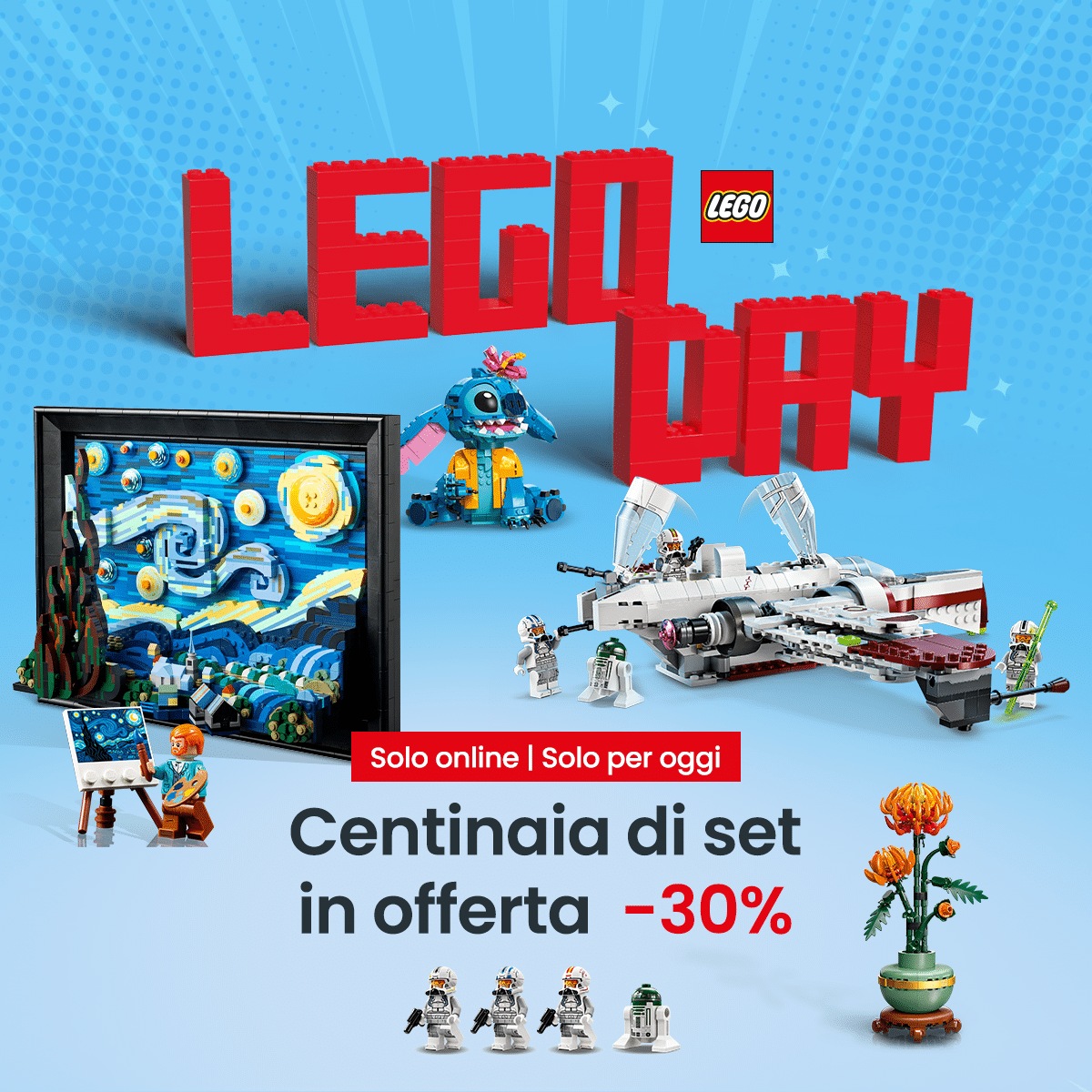 Torna il Lego Day Feltrinelli e Amazon: 30% di sconto su tantissimi set