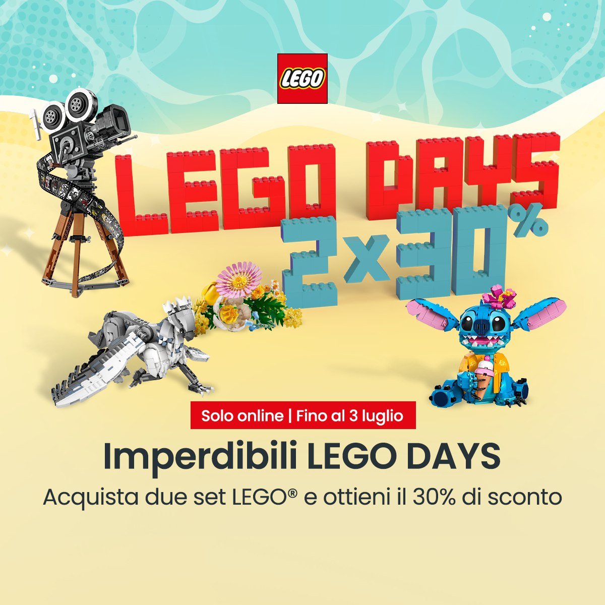 Tornano i Lego Days Feltrinelli e Amazon: acquista due set ed ottieni il 30% di sconto