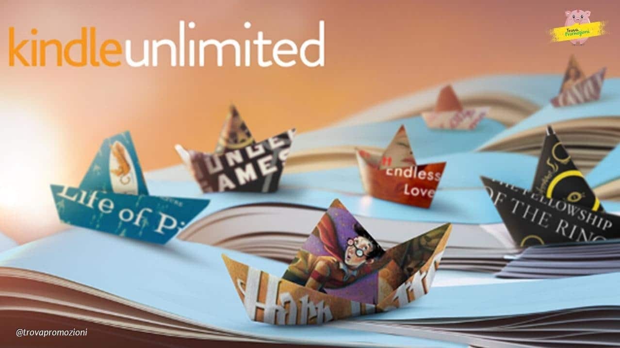 Kindle Unlimited gratis per 3 mesi: torna la promo in vista della Festa delle Offerte Prime