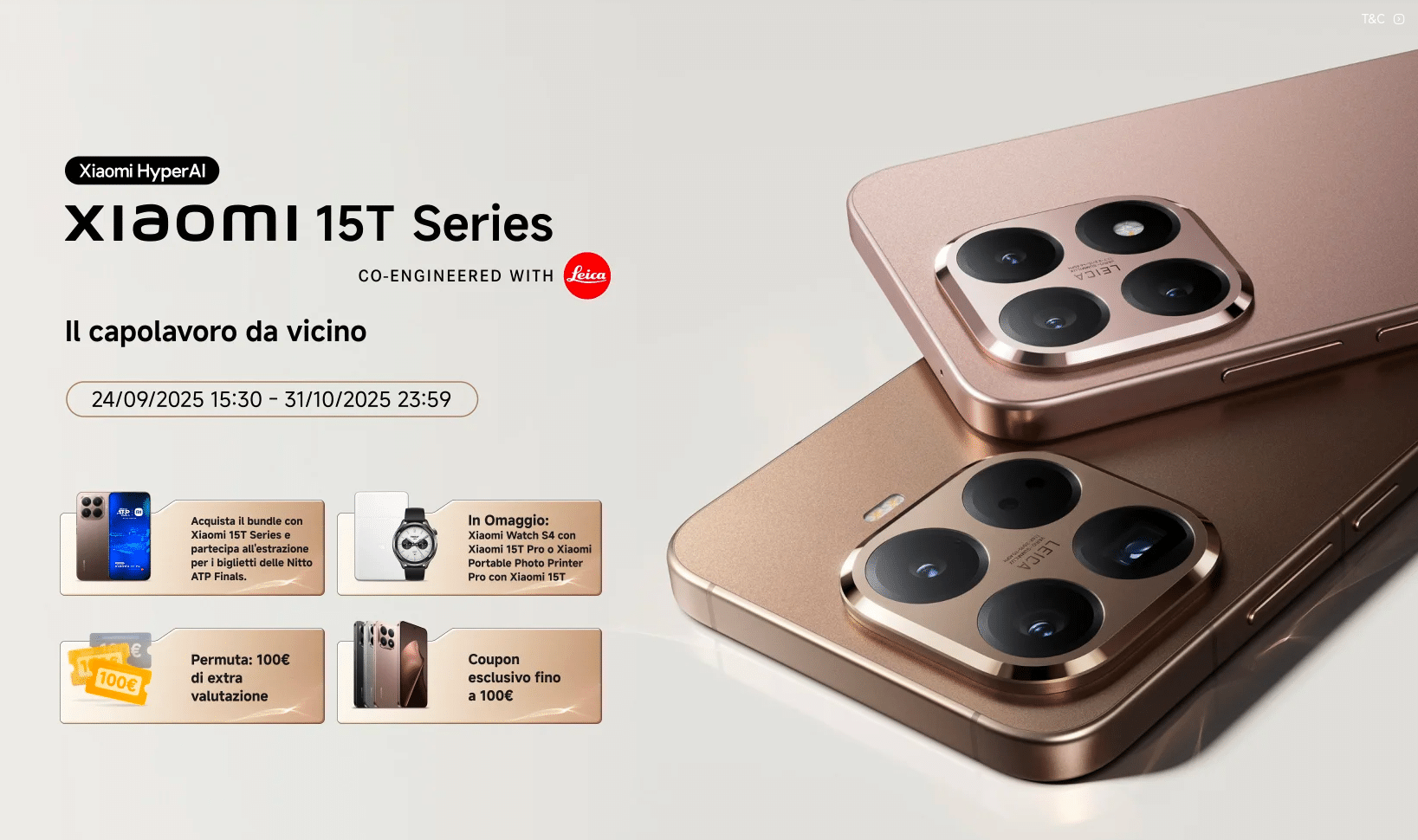Xiaomi 15T e 15T Pro: i nuovi flagship killer sbarcano in Italia con prezzi bomba e omaggi