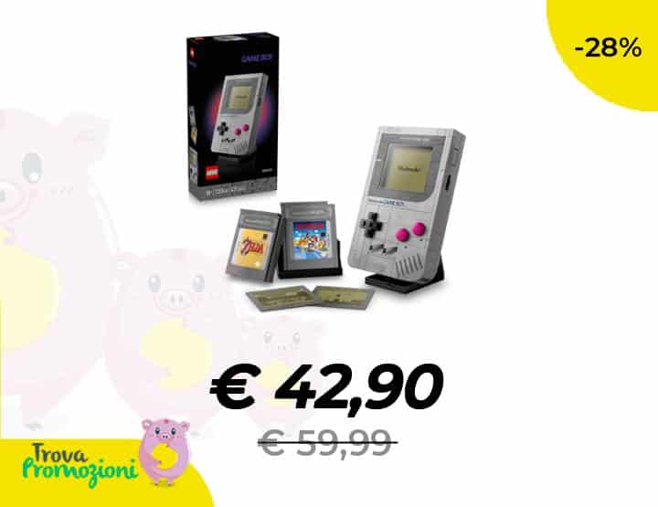 LEGO Game Boy: Offerta Amazon a 42,90€ con Sconto del 28%