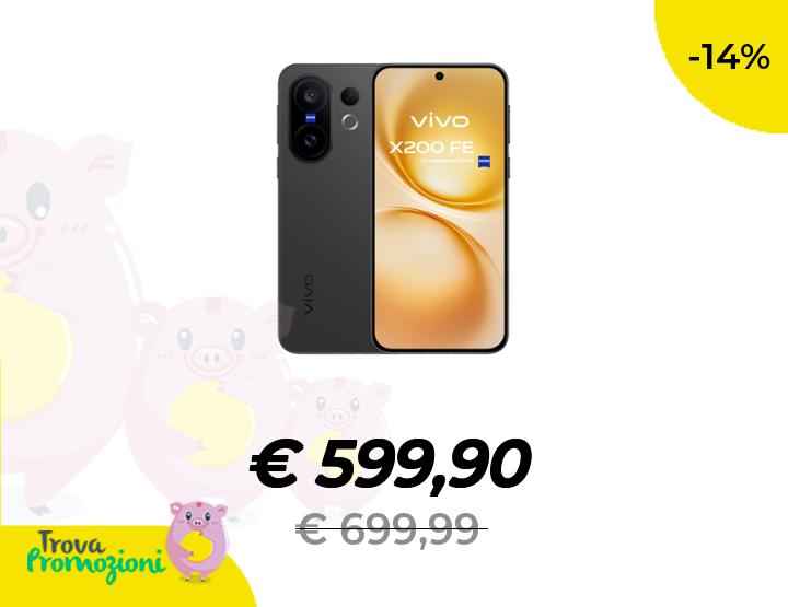 VIVO X200 FE in Offerta a 599,90€: Sconto di 100€ su Amazon in attesa della Origin OS 6 globale
