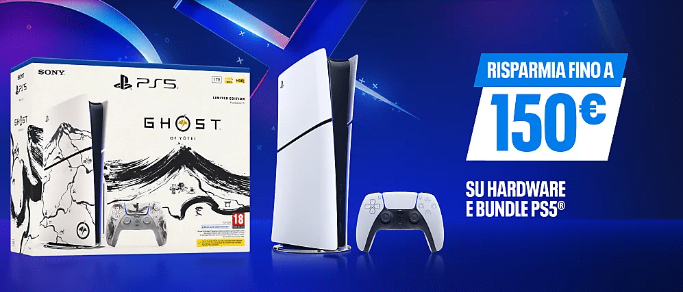 Playstation 5 Offerta Amazon: Bundle Fortnite e FC 26 da 349€ – Regalo Natale 2025