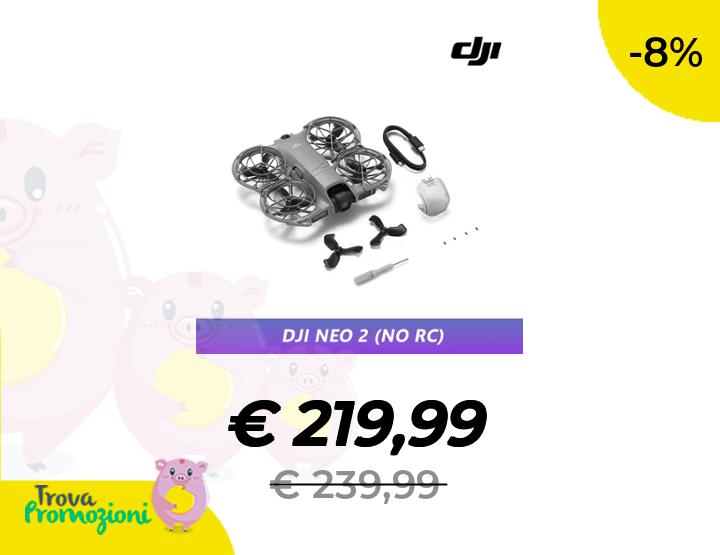 DJI Neo 2 in Offerta Natale: Drone 4K con Controllo Gestuale, LiDAR e Categoria C0 a 219€ su AliExpress