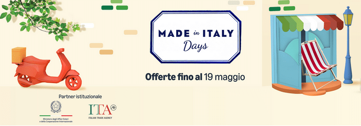 Amazon Made in Italy Days 2026: dal 13 al 19 maggio offerte su prodotti italiani in tutto il mondo