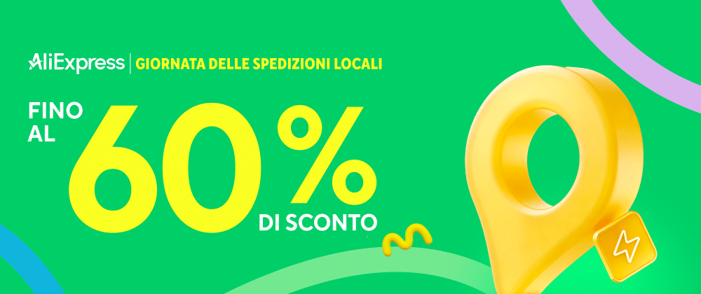 AliExpress: via ai Local Days di agosto, sconti fino al 60%