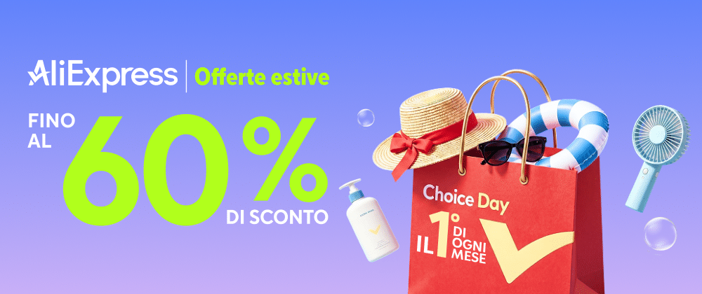 AliExpress Choice Days: tornano gli sconti con coupon cumulabili