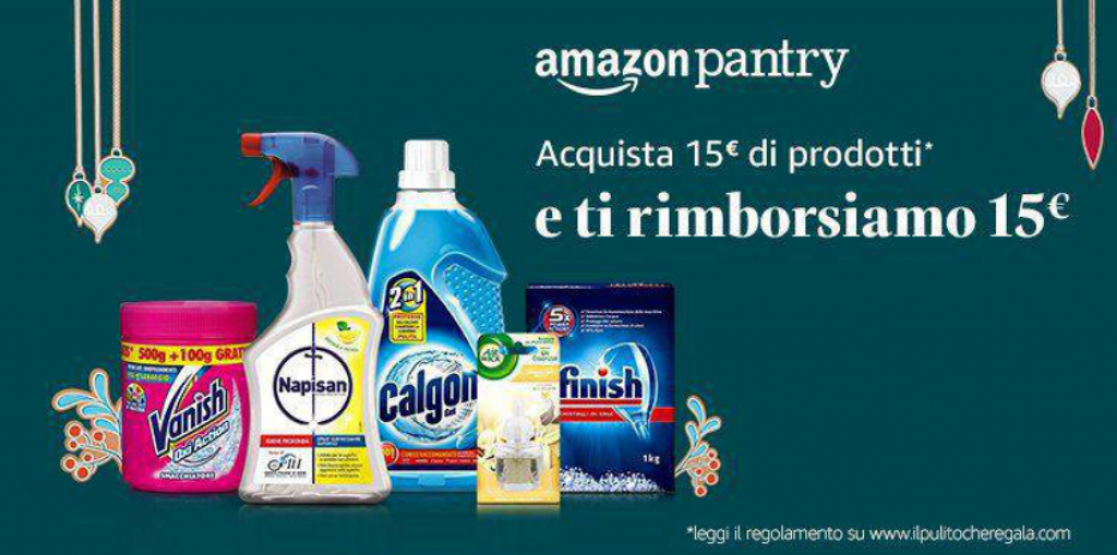 Amazon Pantry Il Pulito che regala